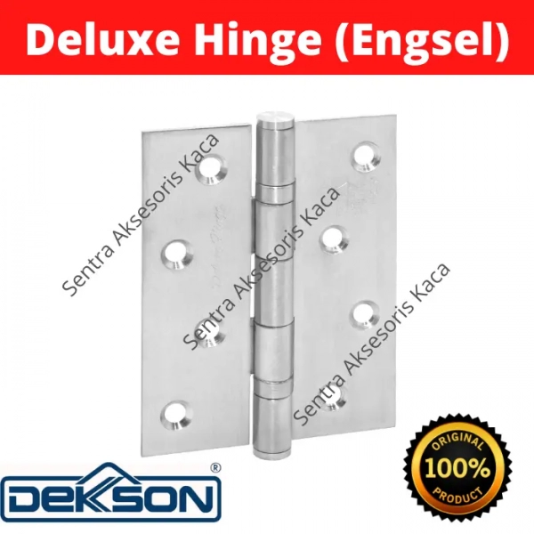 Deluxe Hinge Dekkson - Engsel Kupu kupu dekkson ESS DL 4X3X2MM 2BB SSS 4 Inch-2